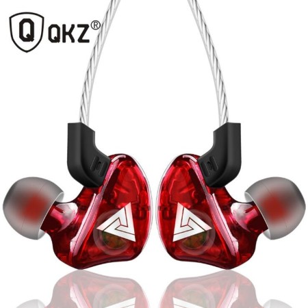 QKZ CK5 Dual Driver Earphone Stereo Bass Sport headset In Ear Earbuds