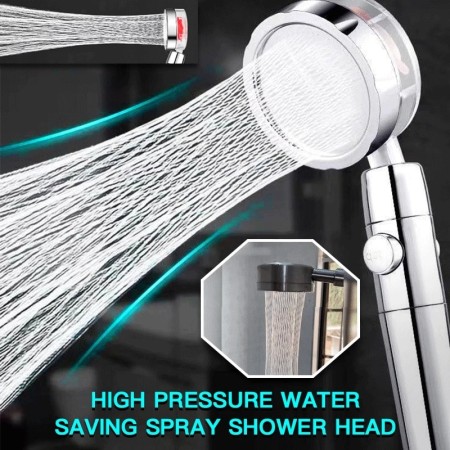 360 Rotated High-Pressure Handheld Shower Head Bathroom Pressurized Massage Shower Head Home Dormitory Universal Shower Nozzle