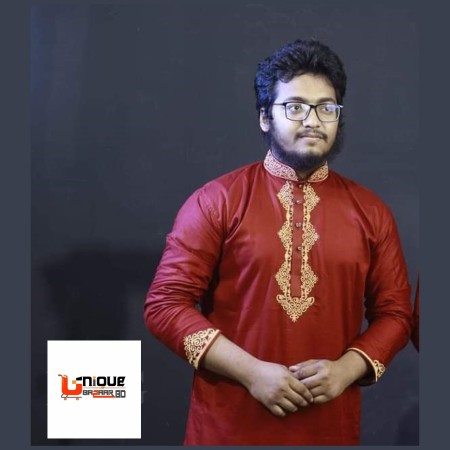 Premium Men's Solid Color Gorgeous Design  Indian Soft Cotton Panjabi.