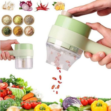 Electrical Handheld Cooking Hammer Vegetable Cutter Set