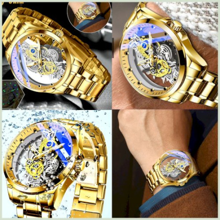 Top Luxury Men Casual Fashion Watch Water Resistant